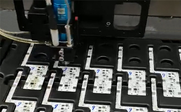 江蘇無錫**科技有限公司在我司采購V4視覺點膠機(jī)合作案例